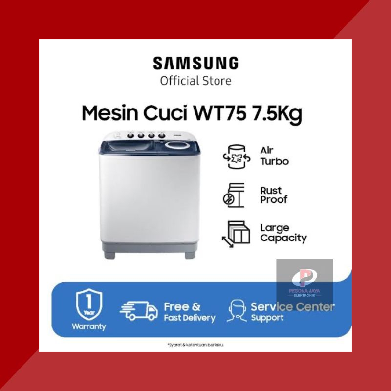 Mesin Cuci Samsung WT75H3210MB