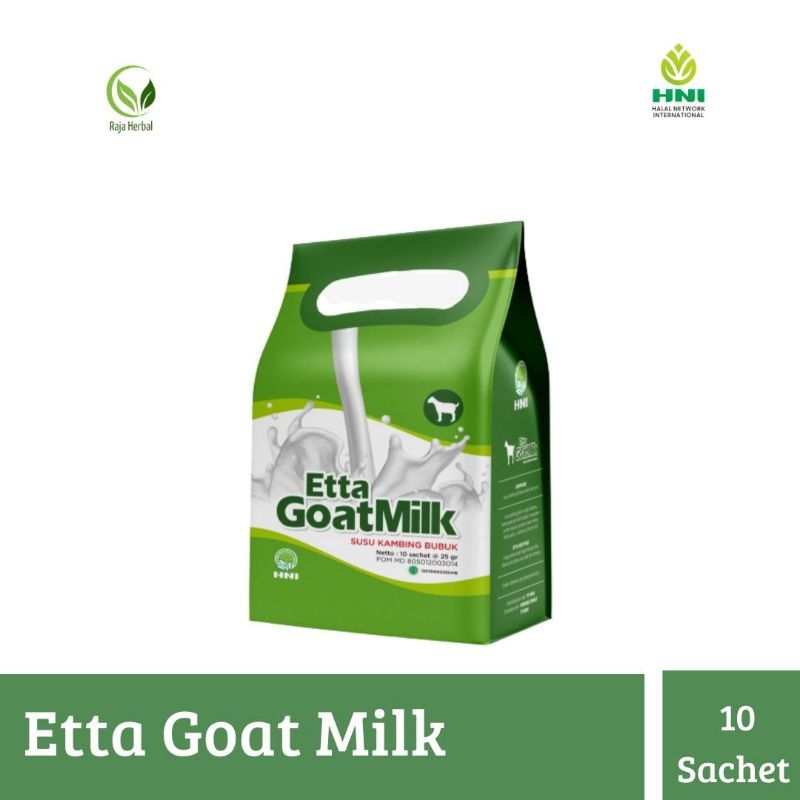

Etta Goat Milk (EGM) | Susu Kambing Etawa HNI HPAI isi 10 Sachet