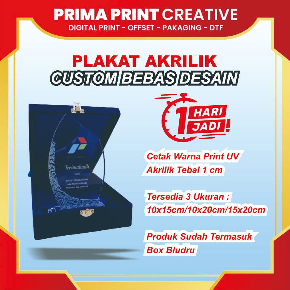 Plakat Akrilik Custom/Plakat Akrilik/Plakat Custom/Plakat Unik/Plakat Custom Premium/Custom Plakat/P