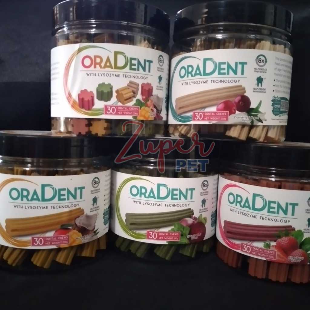 Dentalight Oradent Dental Chews 230gr