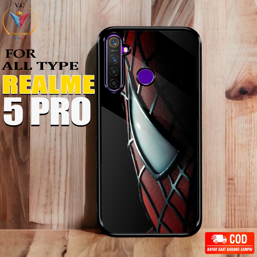 Case REALME 5 PRO Terbaru - Auto Case [ SPDRMN ] Kesing REALME 5 PRO  - Case Hp - Casing Hp - Hardca