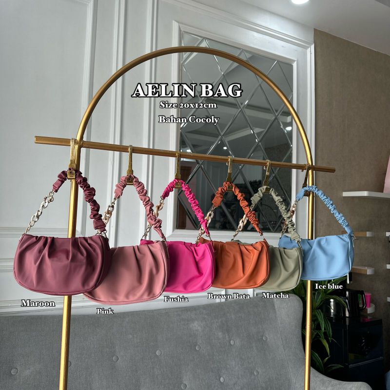 Grosir Tas Wanita Kekinian Aelin Slingbag Shoulderbag Premium