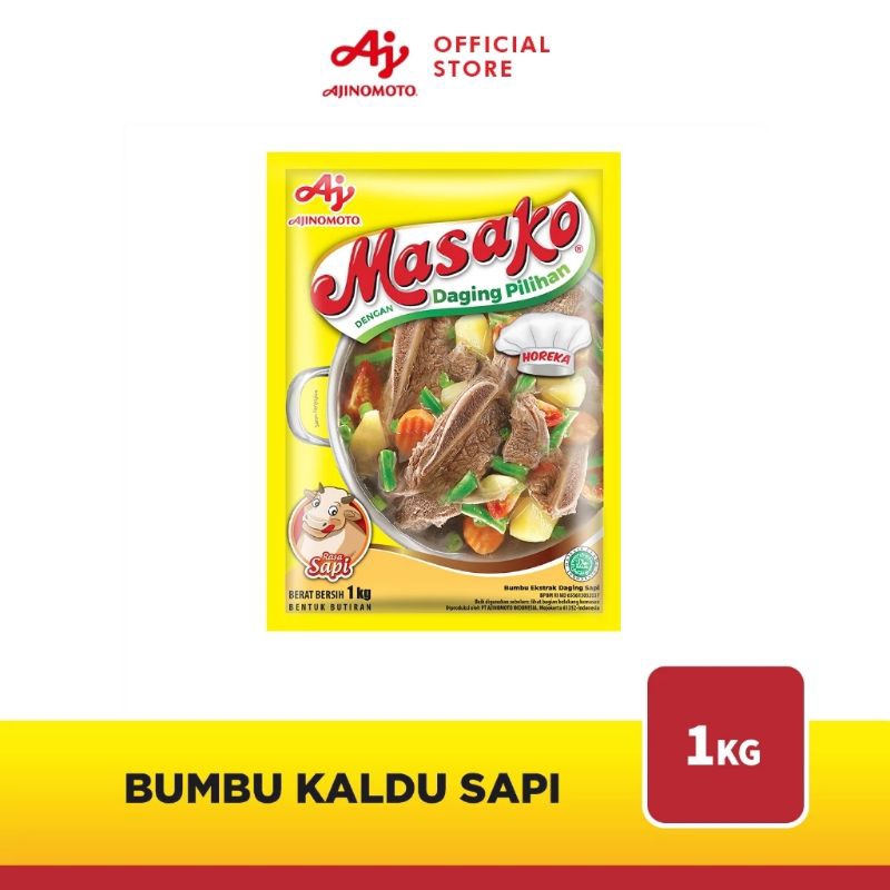 

Masako Kaldu penyedap rasa kemasan 1kg