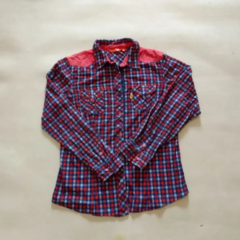 Kemeja outdoor flanel Lafuma sz L women