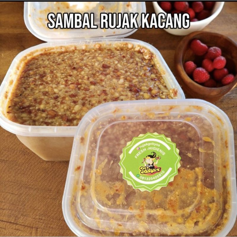 

Sambal Rujak Kacang Rujak Gobyos 500ml By Rujak Gobyos