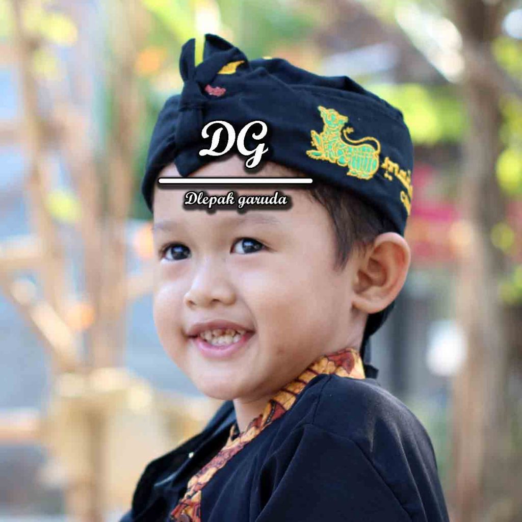 Blangkon Anak Macan Ali Cirebon - Tetopongan Macan Ali Cirebon anak anak