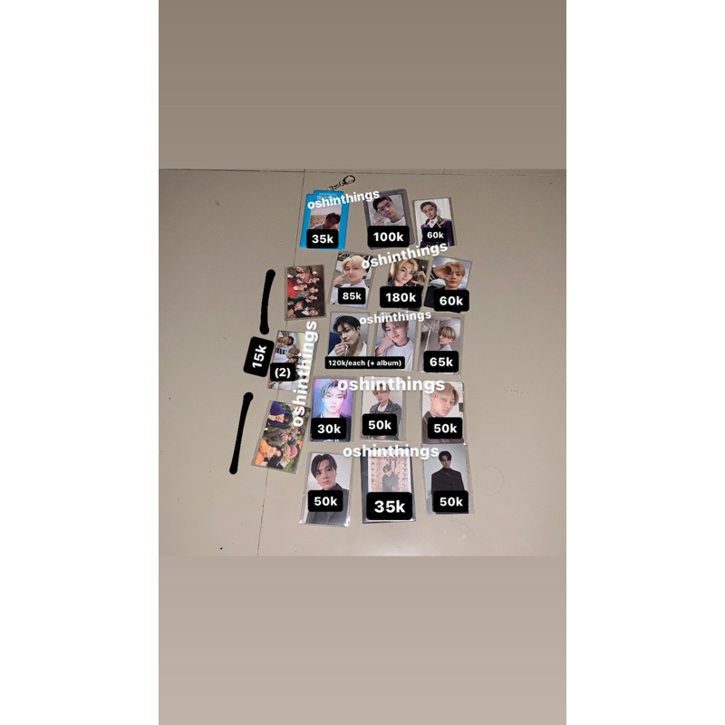 PHOTOCARD ENHYPEN JAY D:D D:A BDO BDC SENKOU HAKANAI RPC GGU
