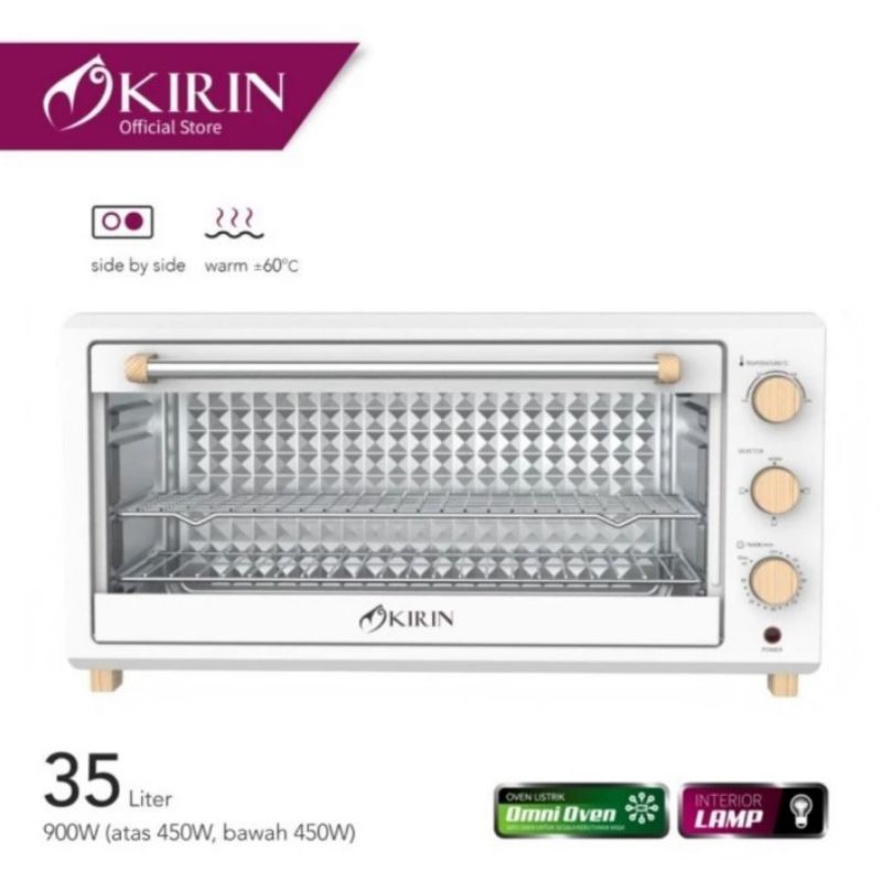 OVEN KIRIN KBO 350 - KIRIN OMNI OVEN 35 LITER - OVEN GANDENG KIRIN 35 LITER - OVEN LISTRIK KIRIN LOW