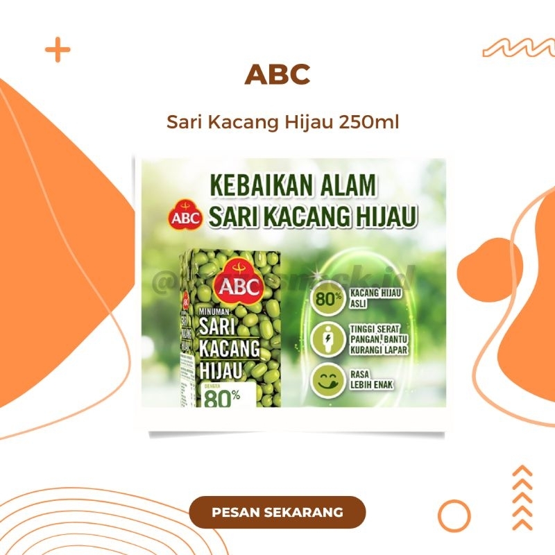 

ABC Minuman Sari Kacang Hijau 250ml