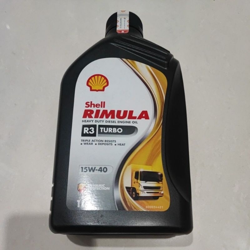 oli shell rimula R3 turbo 15w-40 (1liter) original