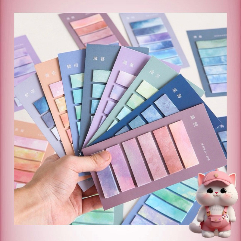 

N052 Sticky notes Gradasi/Stiker Label Index 120 PCS untuk Penanda
