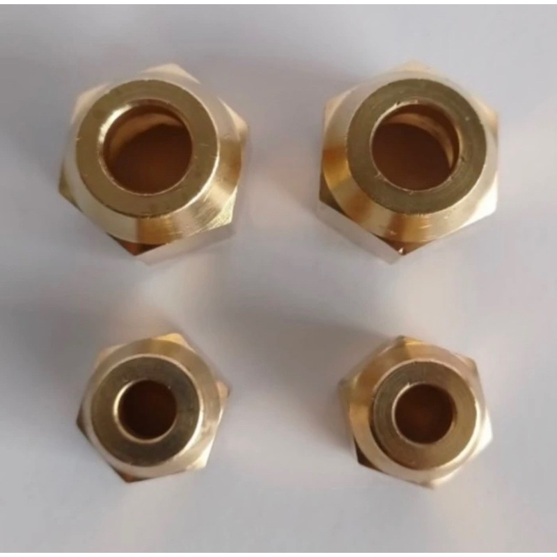 NUT / NEPEL AC SET | 1/4 + 1/2 | UNTUK AC 1.5 PK - 2 PK