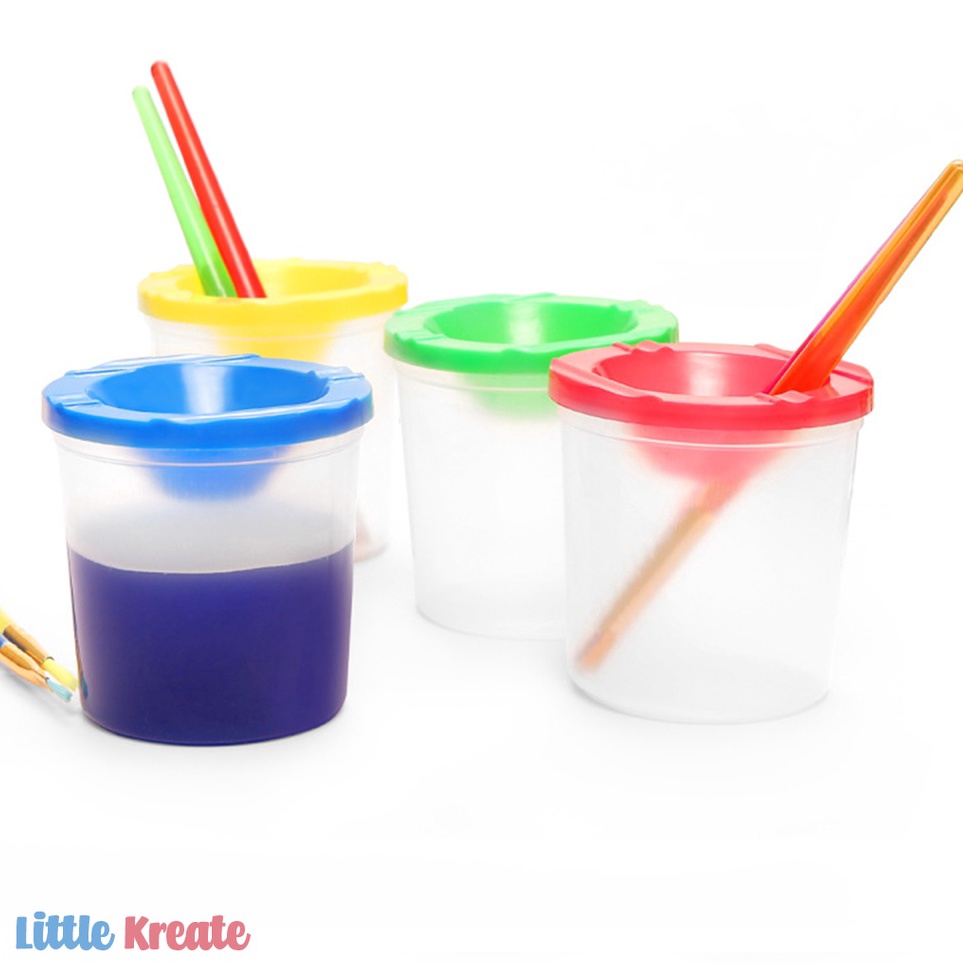 

Hadir Terbaru Wadah Air untuk Cat Painting Water Cup Brush Holder Tempat Air Melukis