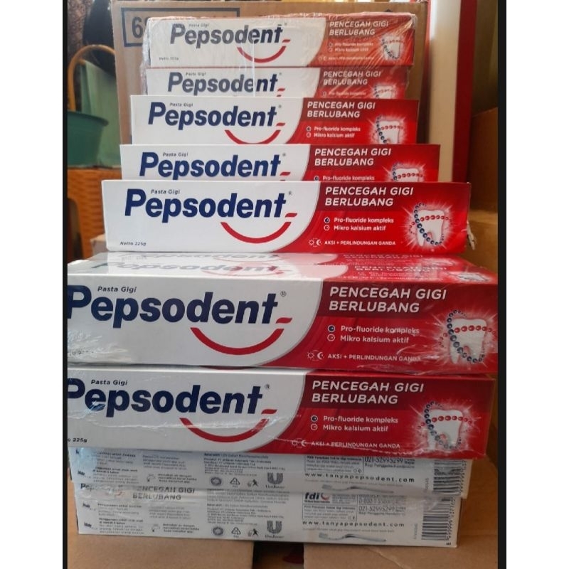 Pepsodent 225gr/ Pepsodent untuk gigi berlubang 225gr