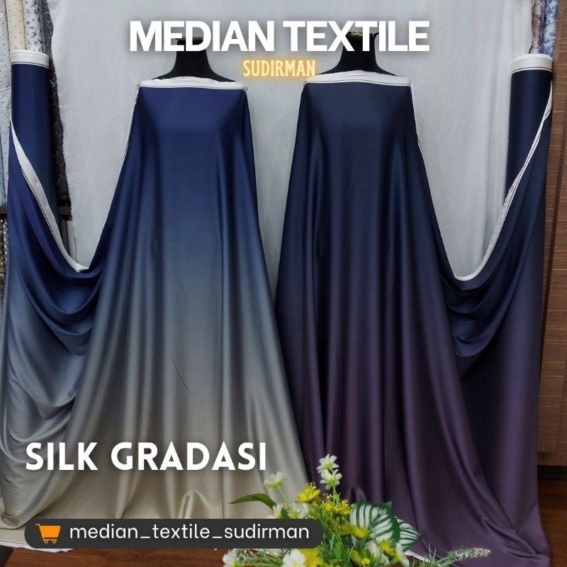KAIN GRADASI | KAIN SILK GRADASI | SILK GRADASI PREMIUM #MEDIANSUDIRMAN