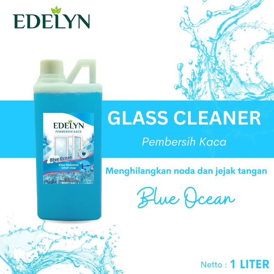 

Kaca Glass Cleaner EDELYN - Ocean Blue botol 1L Premium