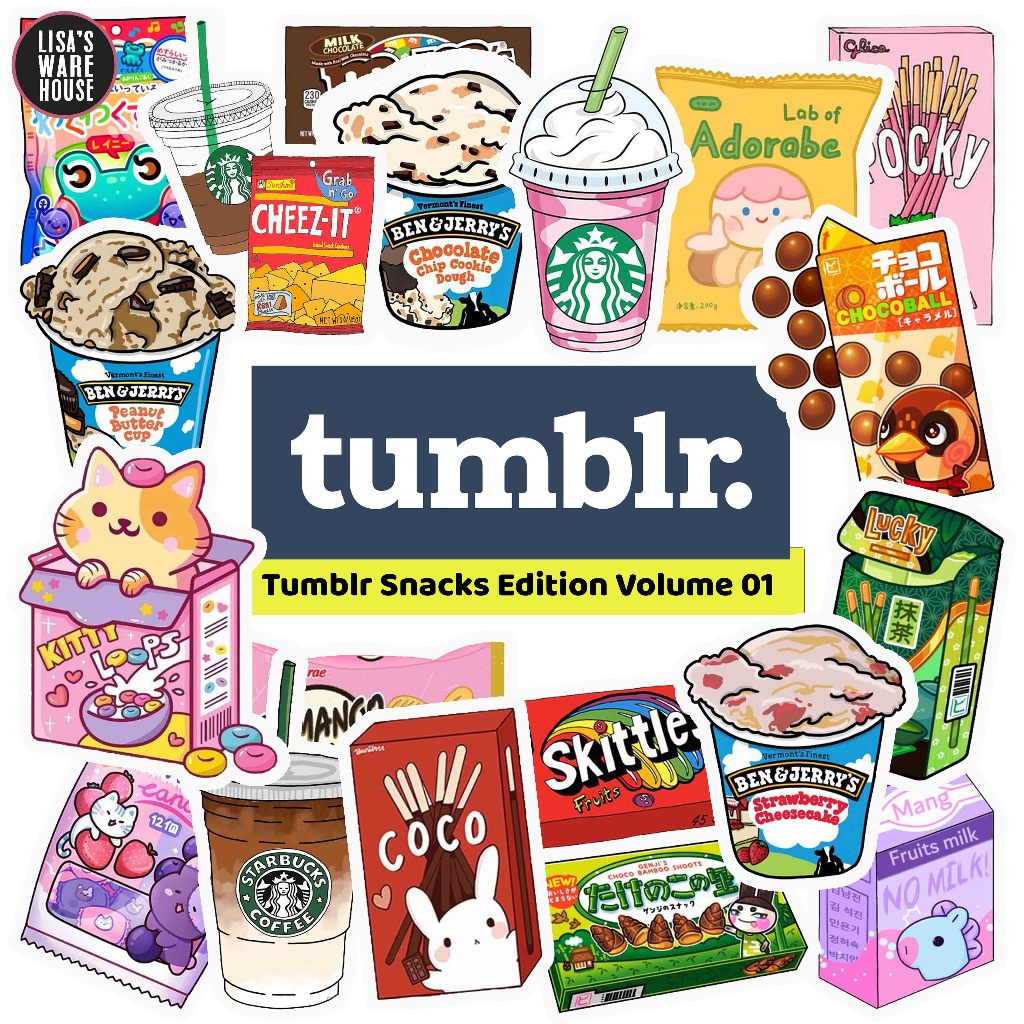 

Sticker Tumblr Snacks Volume 01