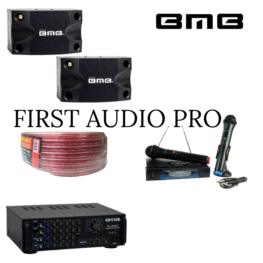 Paket karaoke 8 BMB cs252v + Ampli BMB DA2000 III BT