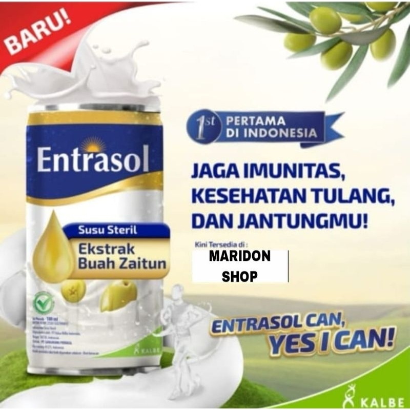 

Entrasol Susu Steril Can 180 mL (1BIJI)