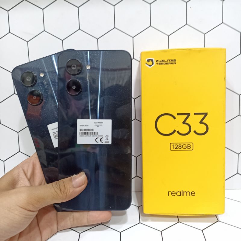 Realme C33 4/128 4/64 3/32 Second Seken Bekas Fullset