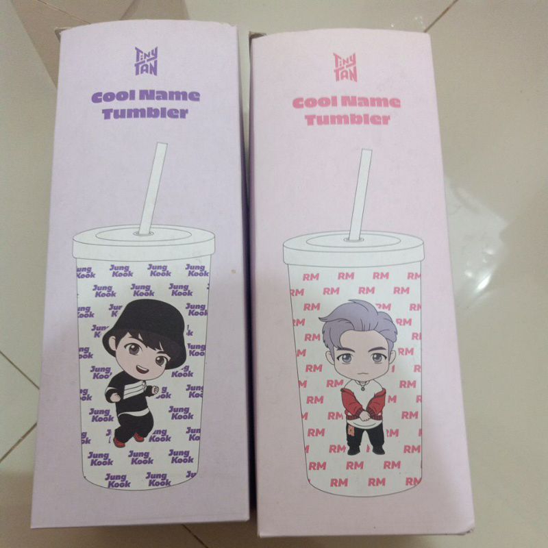 BTS TINYTAN COOL NAME TUMBLER