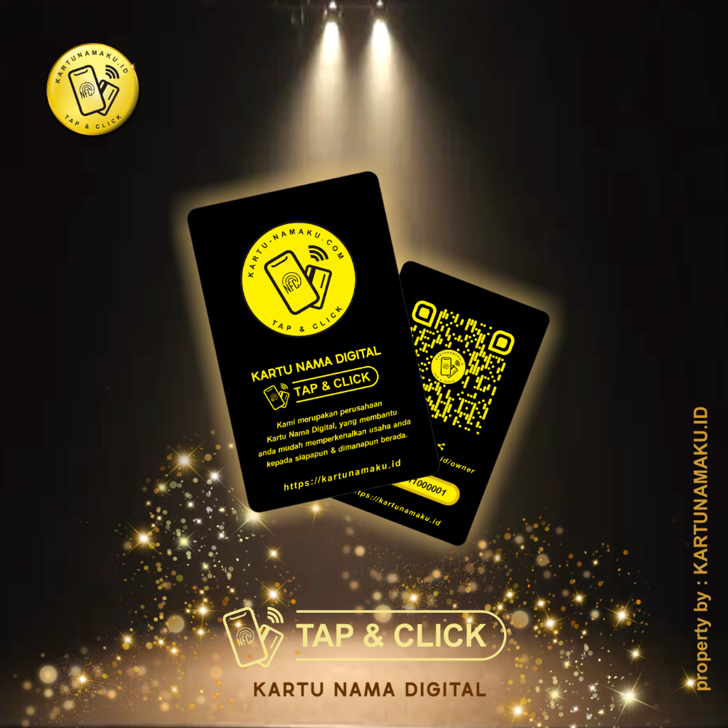 

Kartu Nama Bisnis, Kartu Nama NFC, Tap and Click