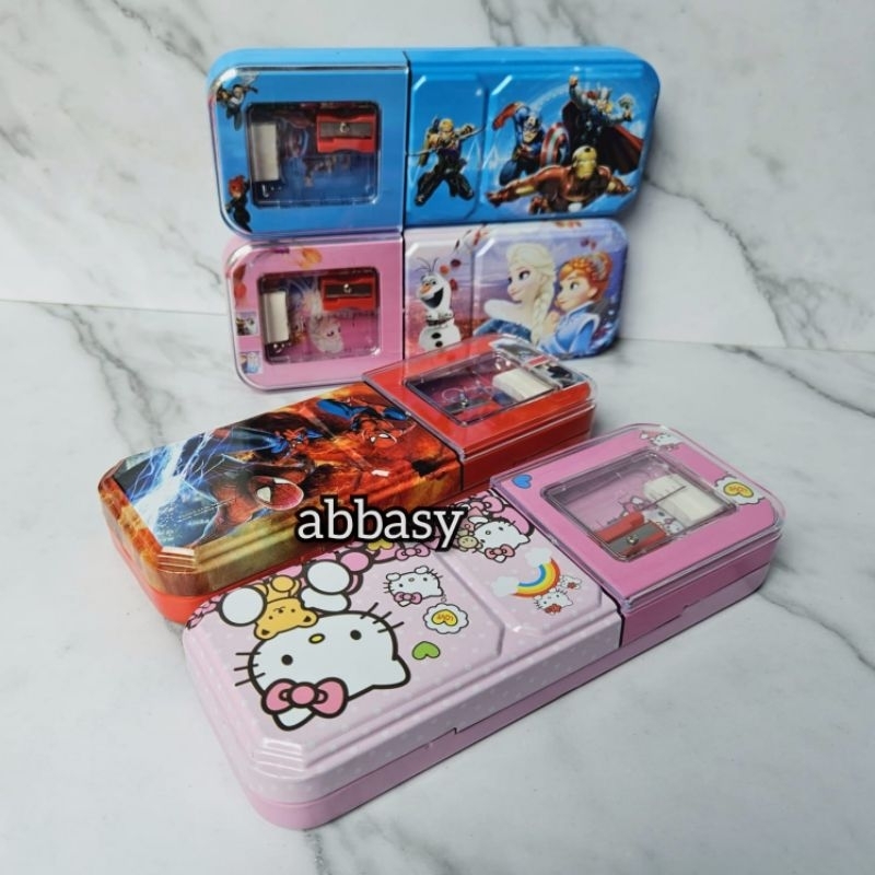 

kotak pencil tempat pencil pencil case karakter 1 shet alat tulis 9903