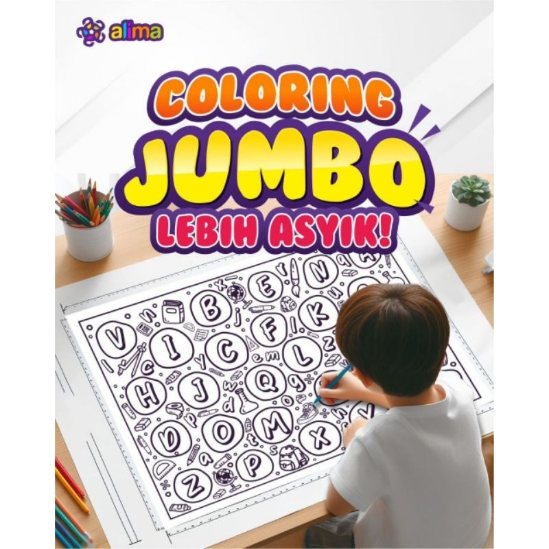 

Lembar Mewarnai Jumbo Isi 6