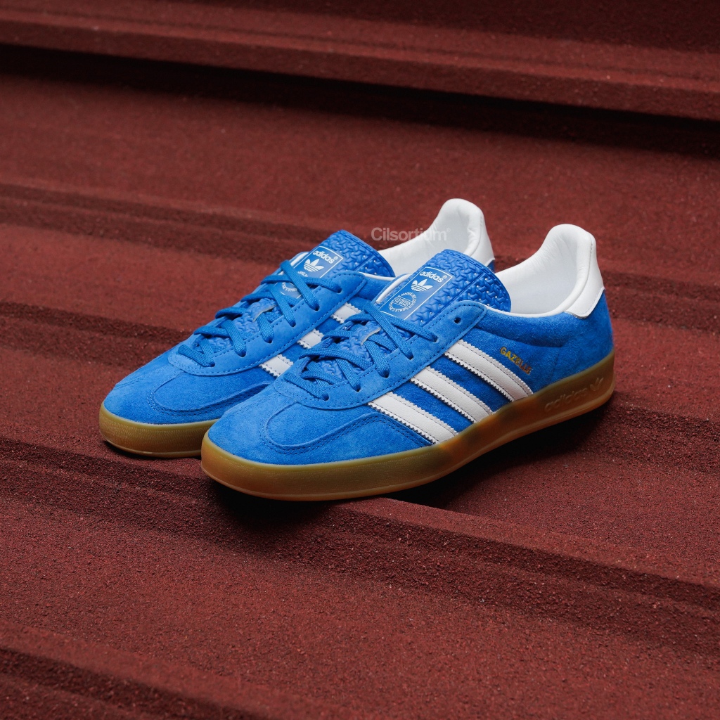 Adidas Gazelle Indoor Blue / White Original