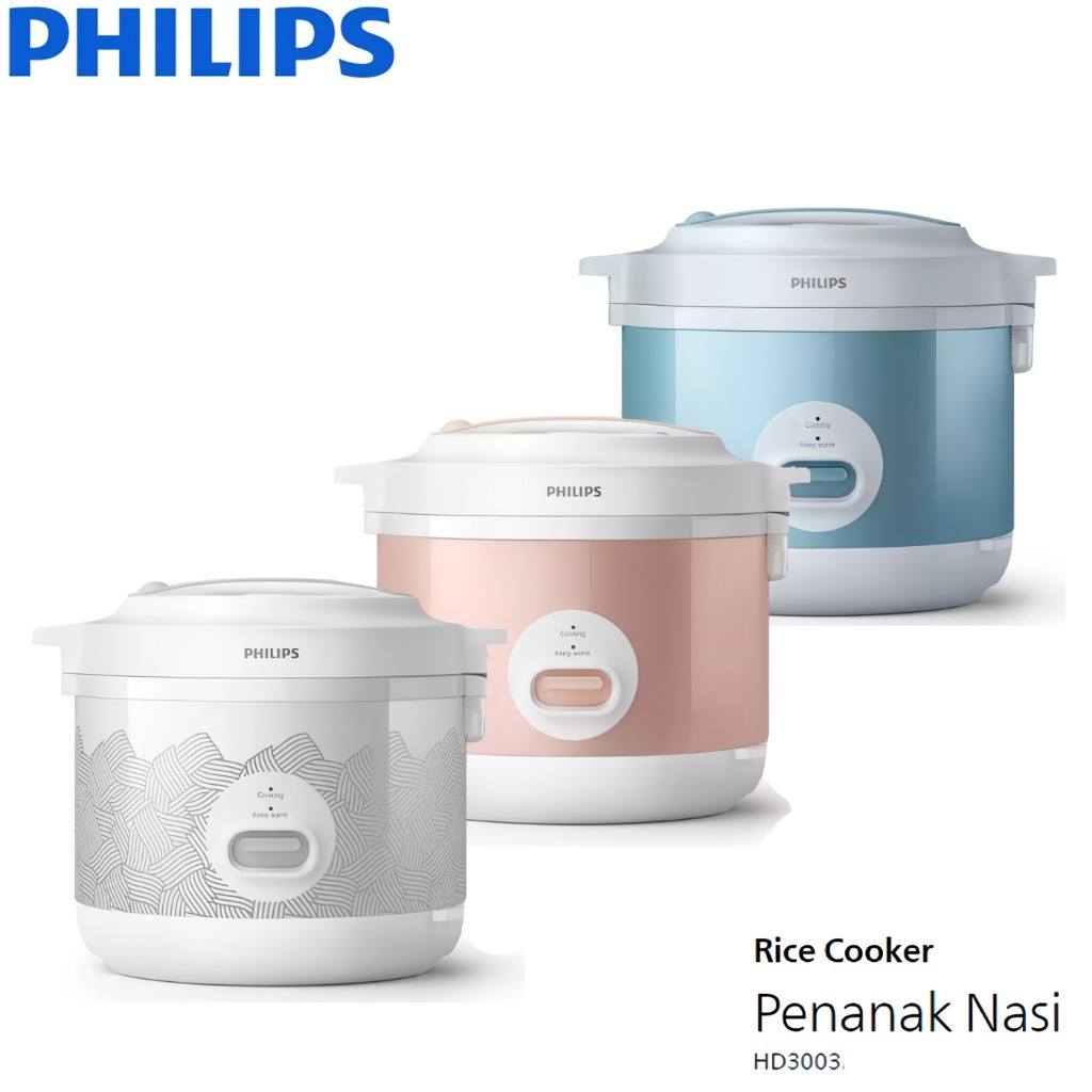 Magic Com Rice Cooker Philips 1.8 Liter HD3003 3 in 1 / Penanak Nasi