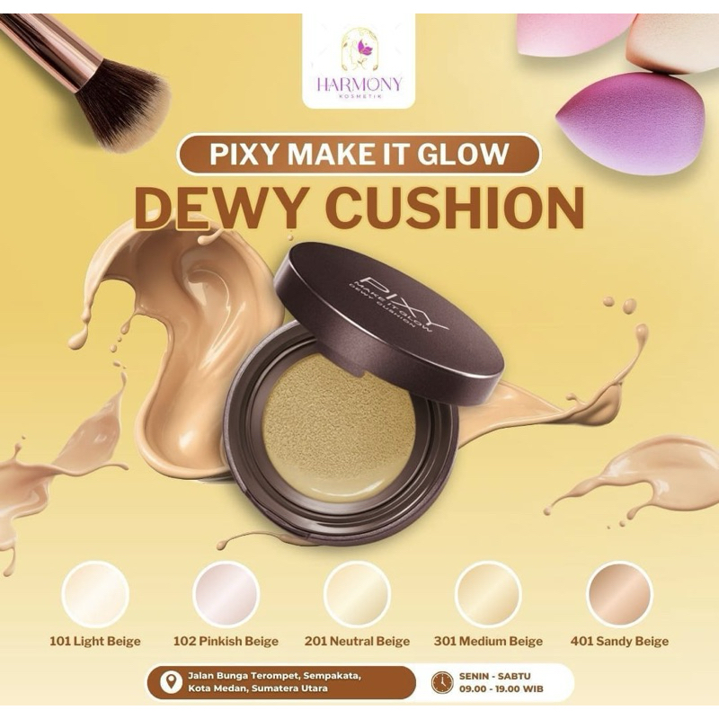 PIXY make it glow dewy cushion #101 Light beige