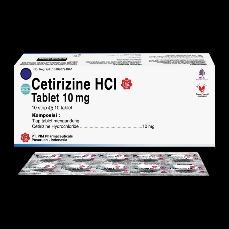 cetirizine 10 mg PIM 10 tablet