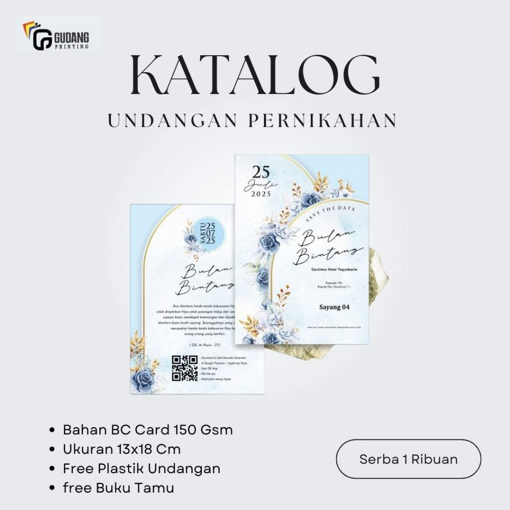 

Undangan Pernikahan Full Colour II Termurah