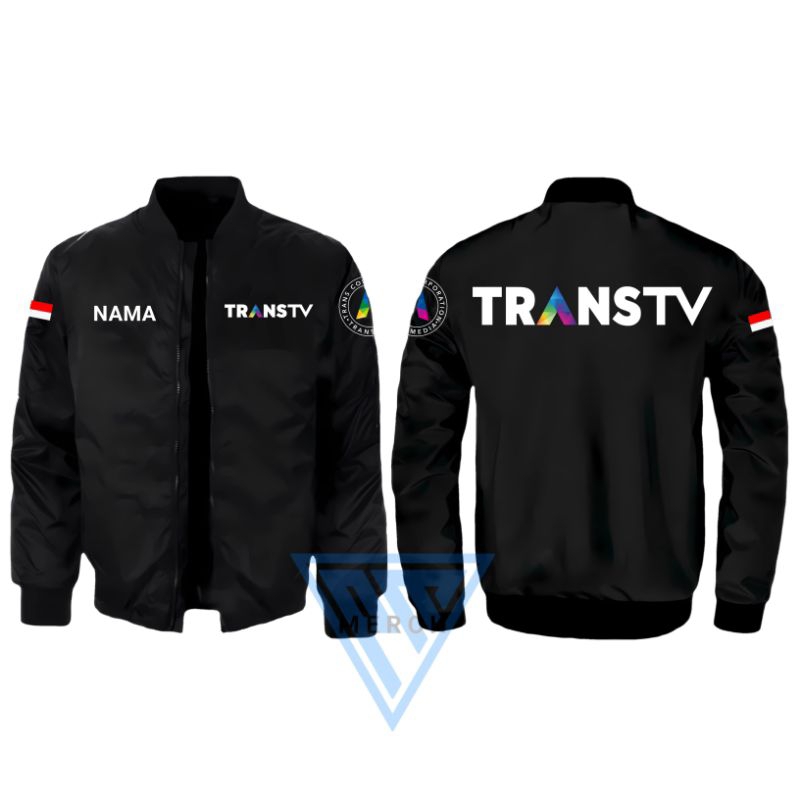 Jaket Bomber Waterproof Anti Air Premium Trans 7 Trans TV Trans Media