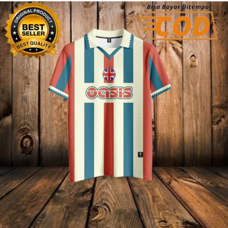 Jersey retro anak oasis Jersey futsal anak kaos bola anak keren model terbaru kualitas terbaik