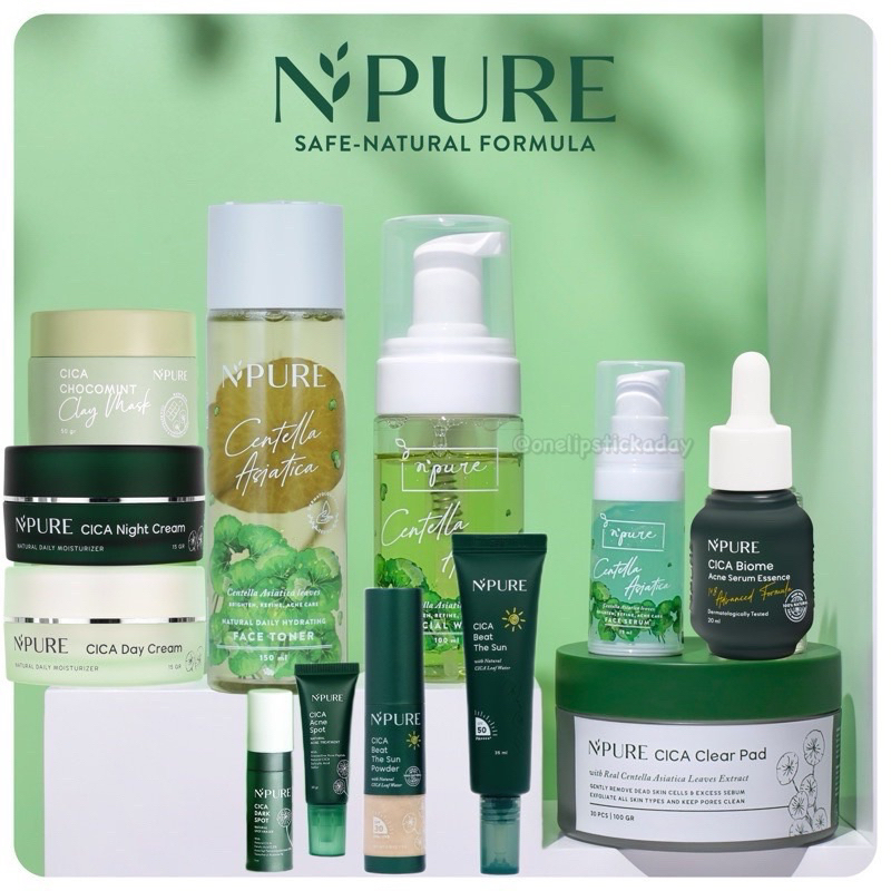 NPURE FACE TONER Centella Asiatica (Cica Series) 30ml / 150ml Npure Centella Face Toner Asiatica 30m