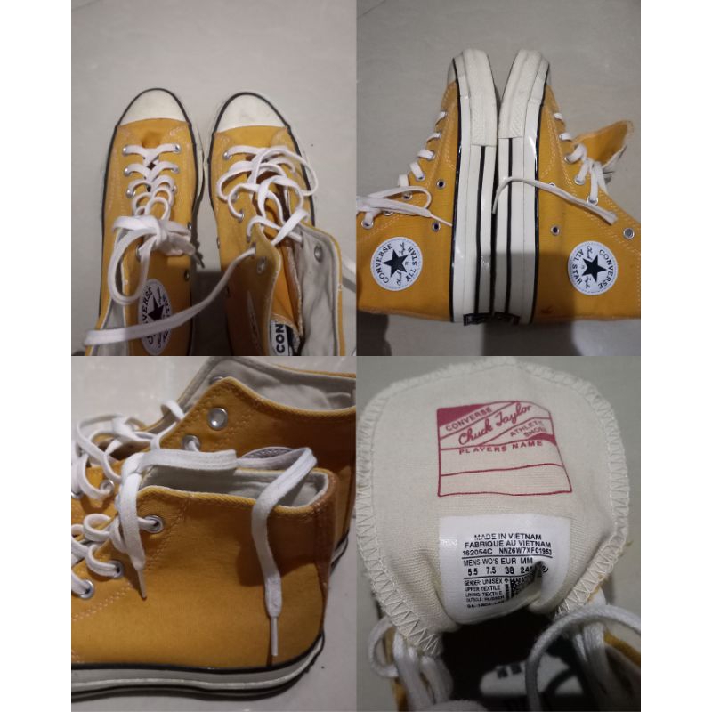 PRELOVED CONVERSE 70s SUNFLOWERS HIGH ORIGINAL