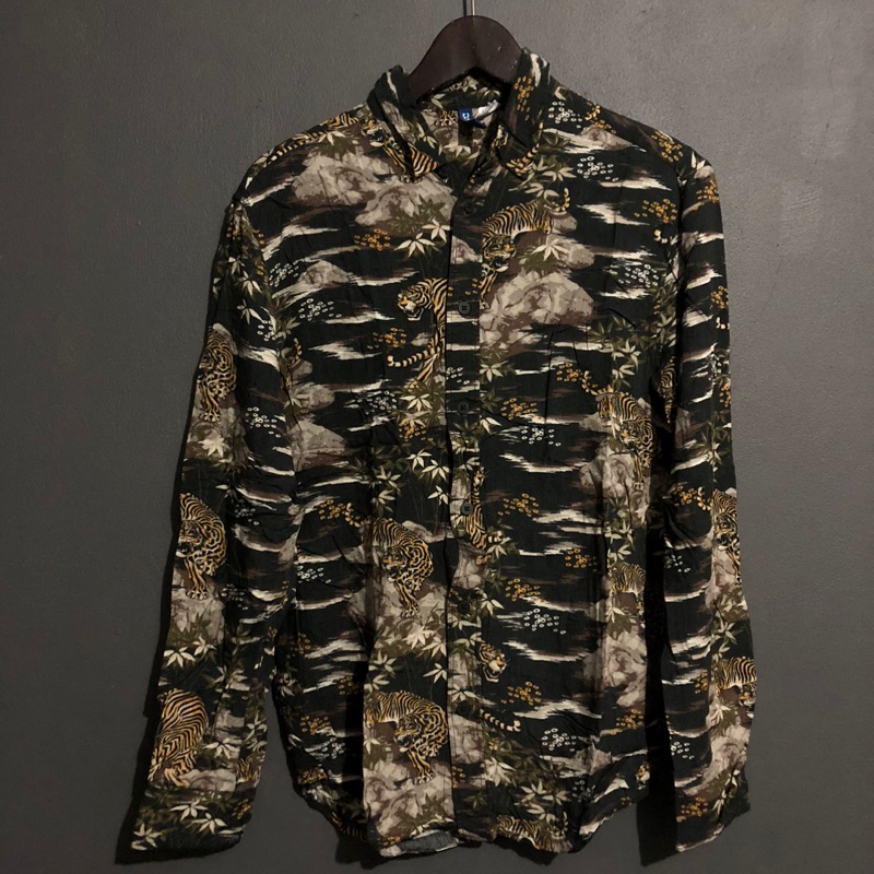 Kemeja Motif H&M Original