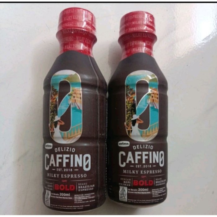 PROMO Caffino Milky Espresso Delizio Bold Kopi Coffee Ready to Drink Botol Minuman Usaha Kuliner Kek