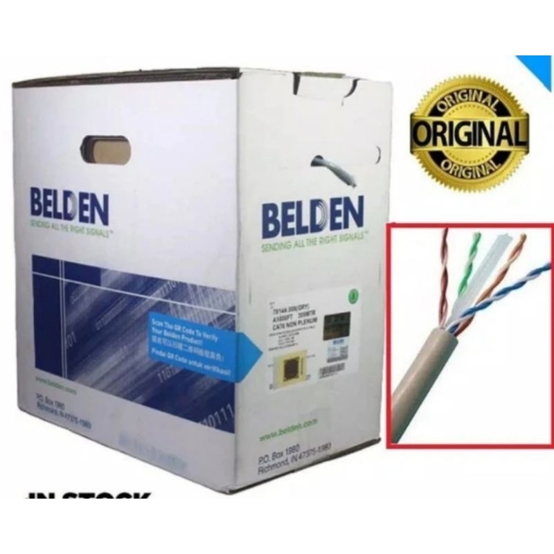 Kabel belden cat6 / kabel lan belden cat6 original