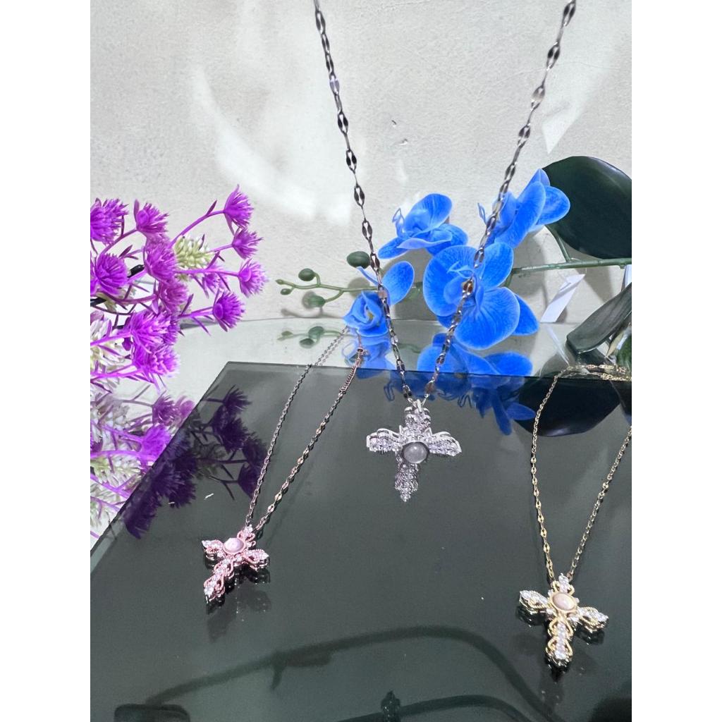 kaLUNG SALIB WANITA MODEL TERBARU BERMATA HITAM