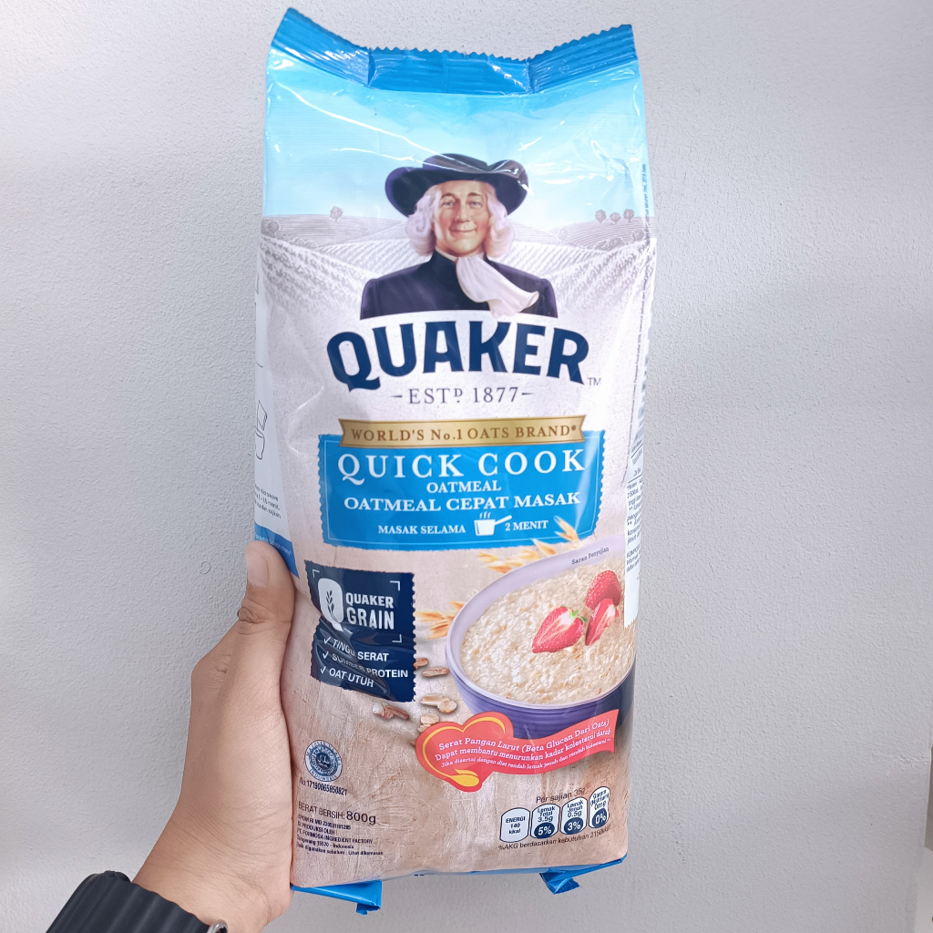 

QUAKER INSTANT/ QUAKER QUICK COOKING OATMEAL 800GR