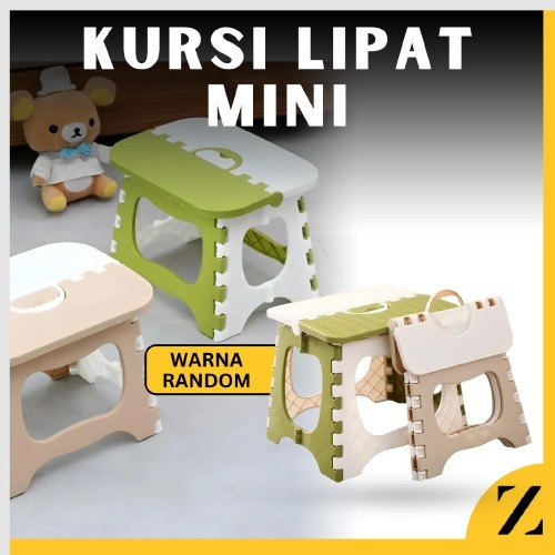 ONEL Kursi Lipat Mini Plastik Bangku Duduk Anak Dewasa Dingklik Dapur Pantai Kemah Pancing Foldable 