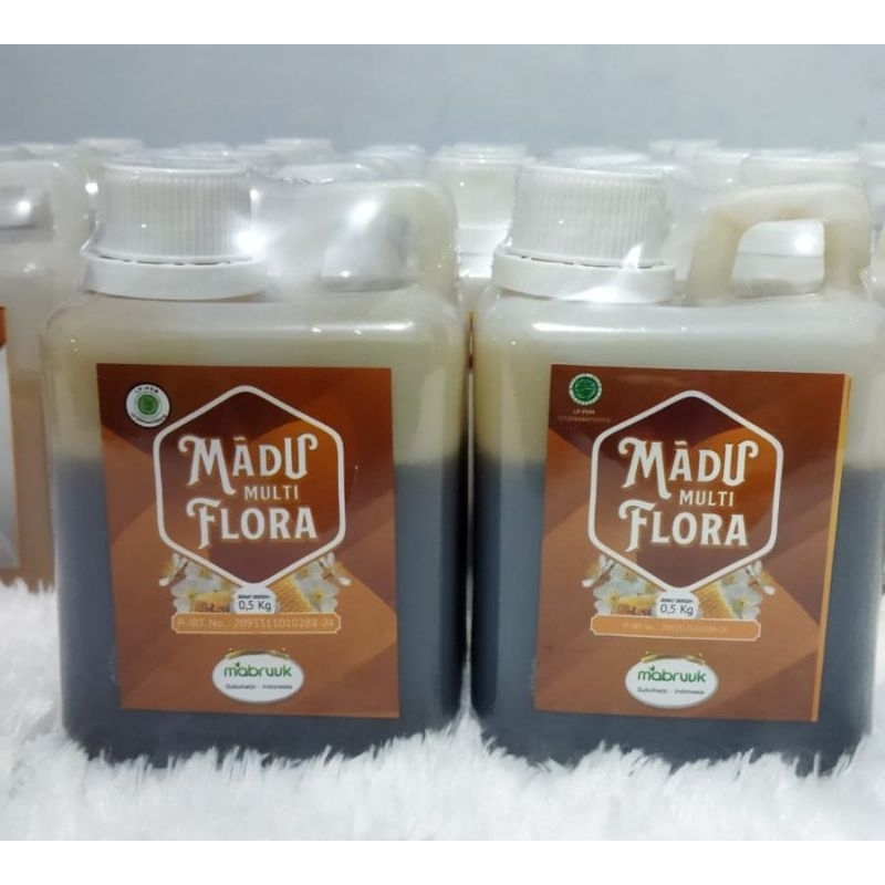 

Madu Murni Multi Flora 500gr Asli Mabruk