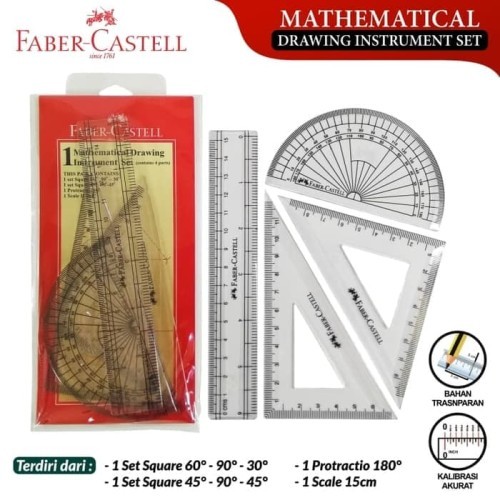 

FABER CASTELL PENGGARIS / PENGGARIS SET MATEMATIKA MURAH