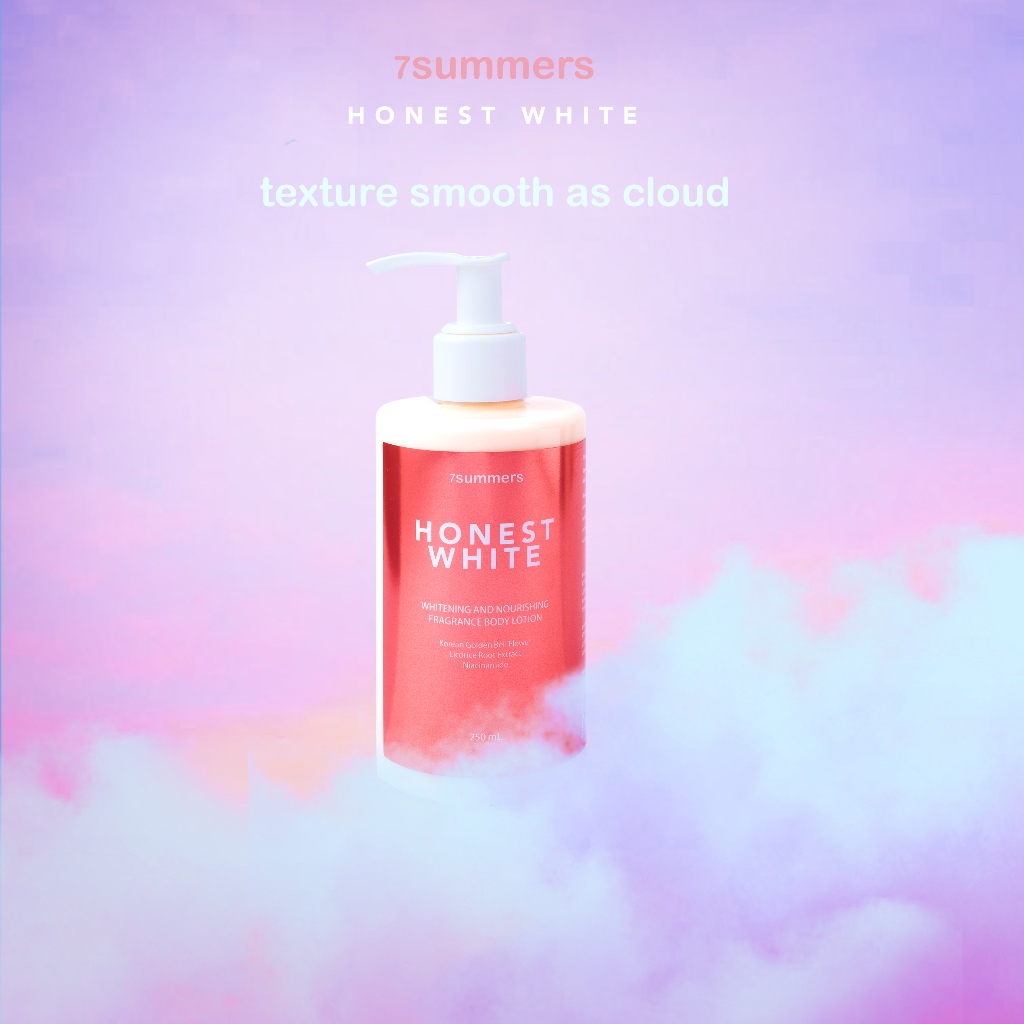 7SUMMERS HonestWhite whitening & Nourishing Body Lotion BUNDLE x3 Perfume Fragrance Bright Glow  24H