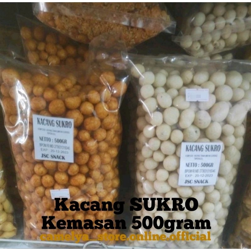 

KACANG SUKRO/Snack Santai/Cemilan/Makanan Ringan/Original/Pedas