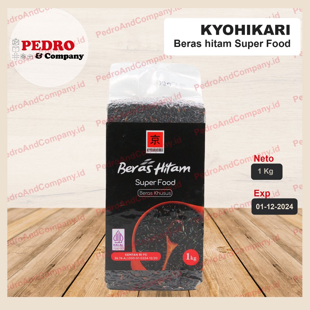 

Kyohikari Beras Hitam Super Food beras khusus 1 kg halal black rice