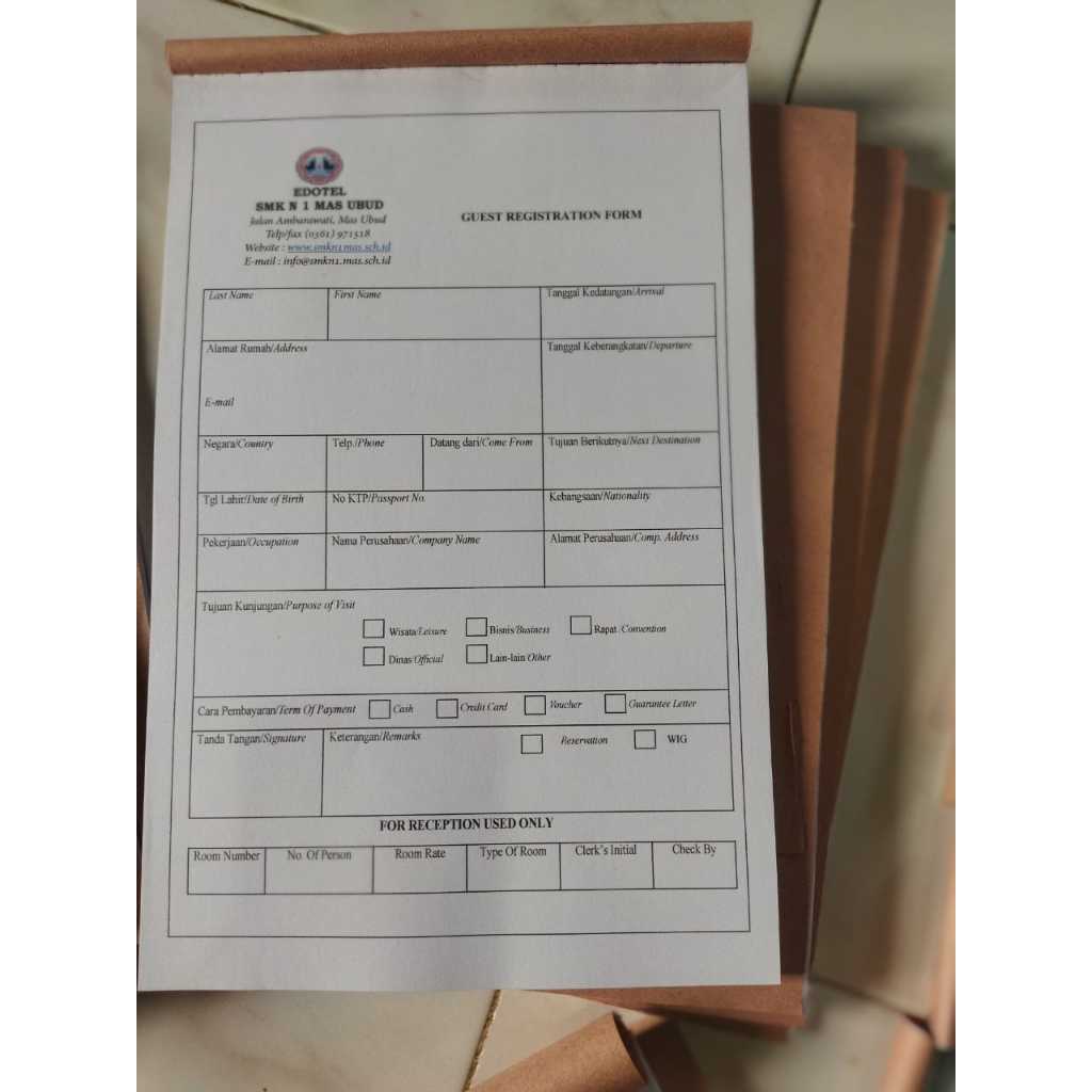 

NOTA BON CUSTOM UKURAN 1 FOLIO