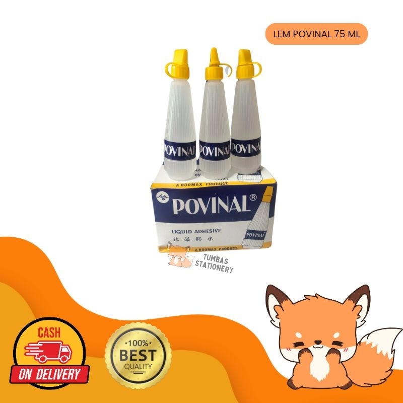 

1pcs Lem povinal 112 75 ML / Lem cair povinal/ lem kertas cair / lem povinal tanggung